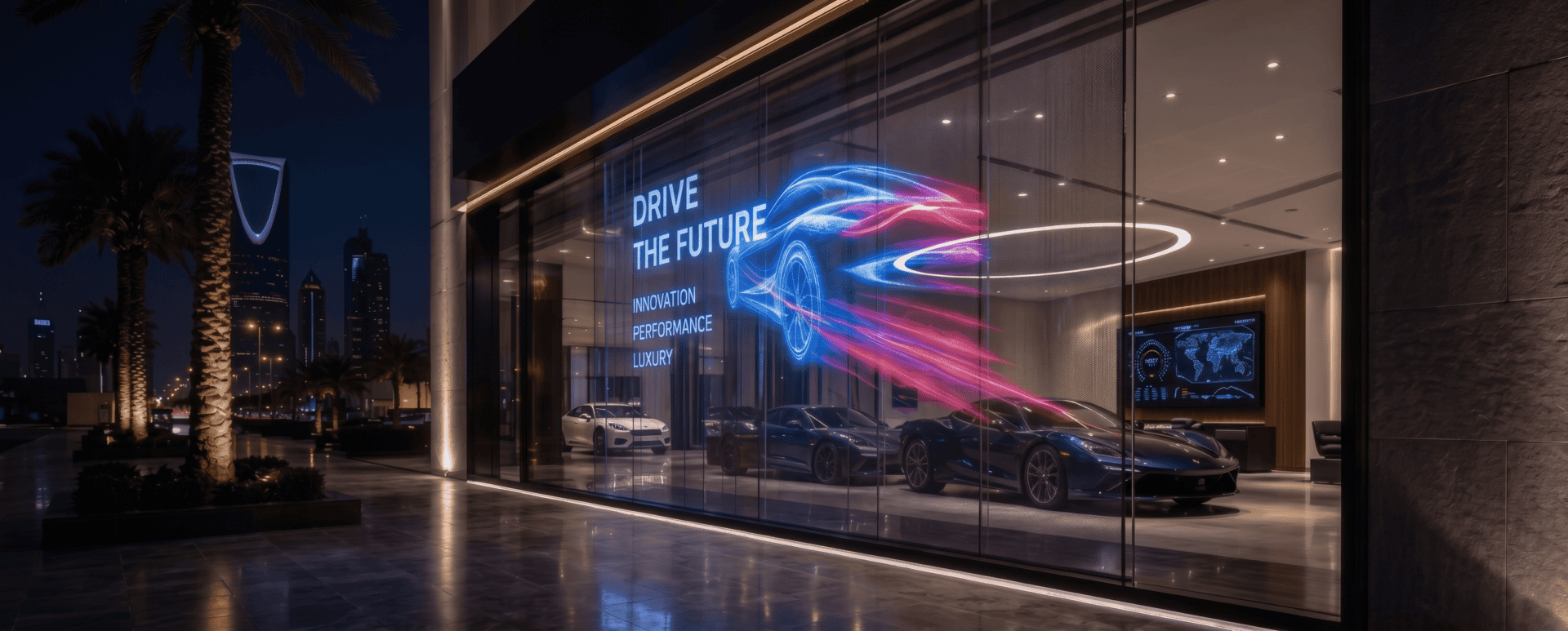 Commercial LED display installation by Struxa