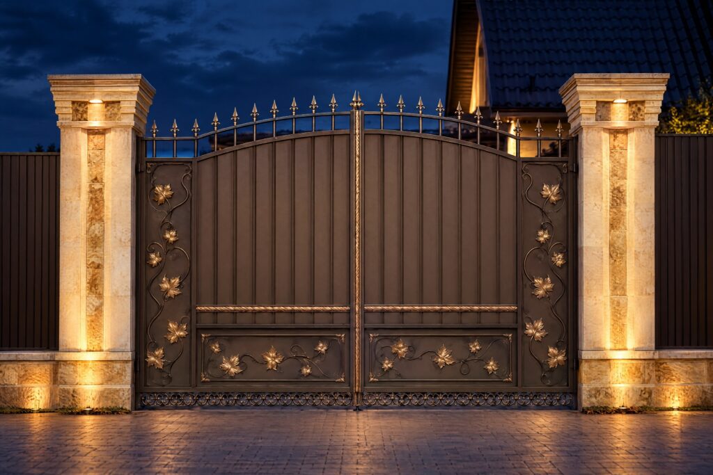 Struxa Ornamental Steel Driveway Gate