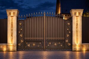 Struxa Ornamental Steel Driveway Gate