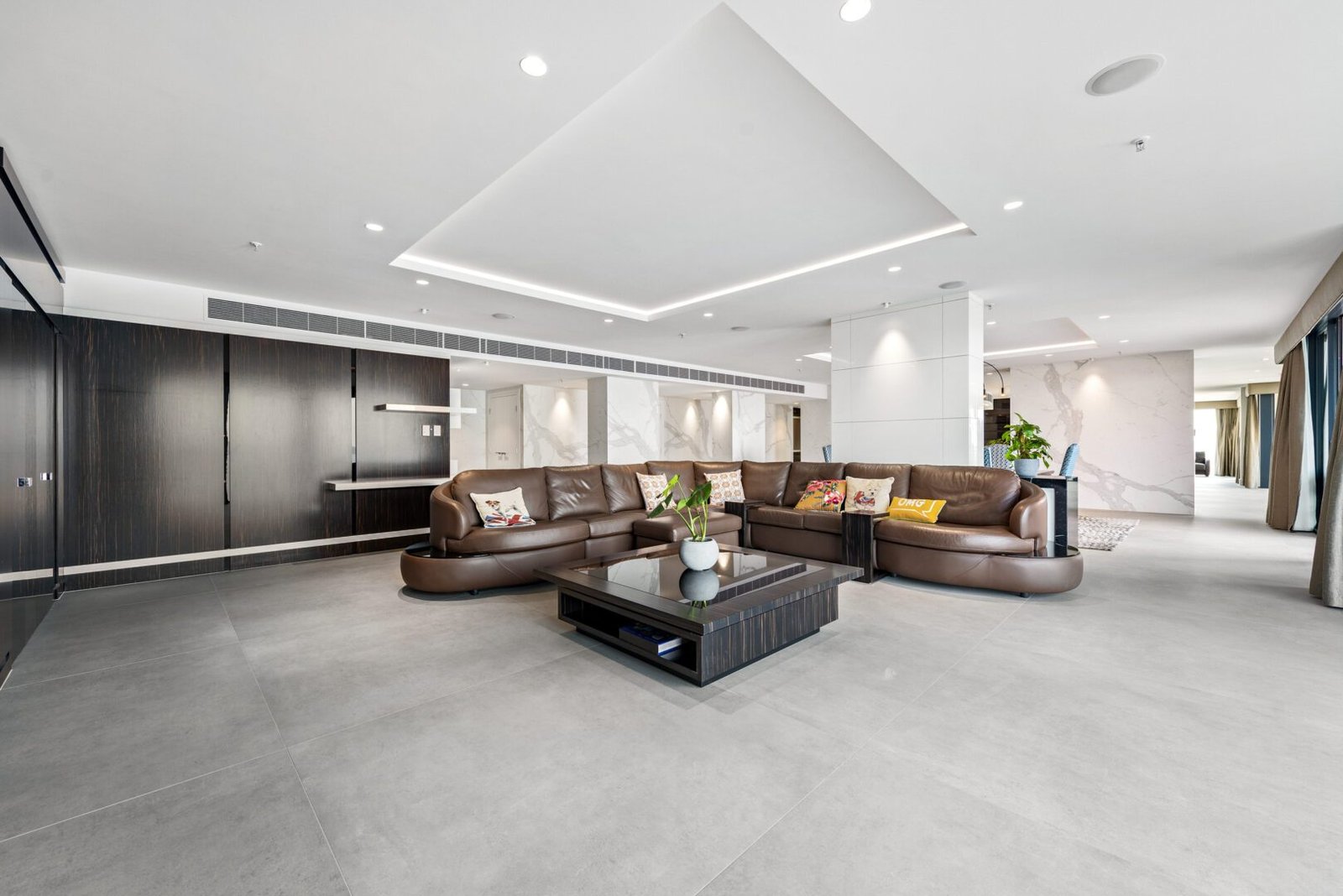 Open, step-free interior designed for an accessible ADU
