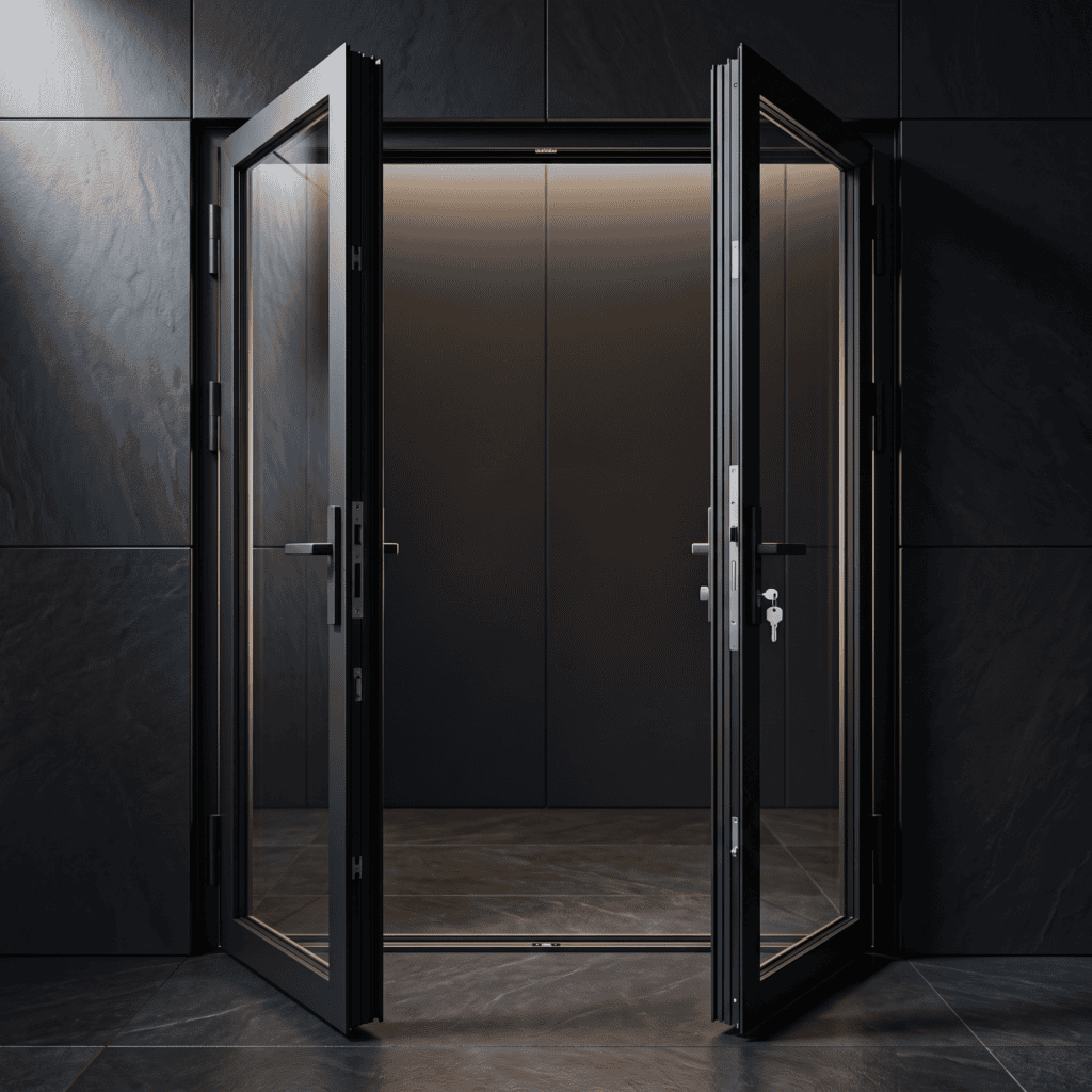 Architectural Aluminum French Doors