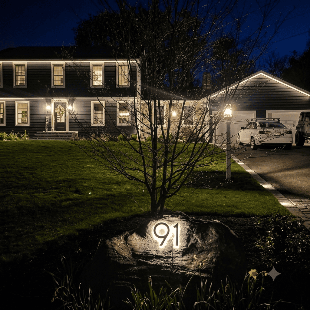 Struxa Custom LED House Numbers