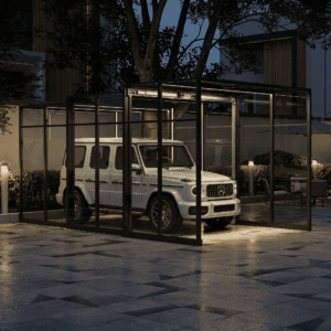 Struxa Retractable Foldable Polycarbonate Carport