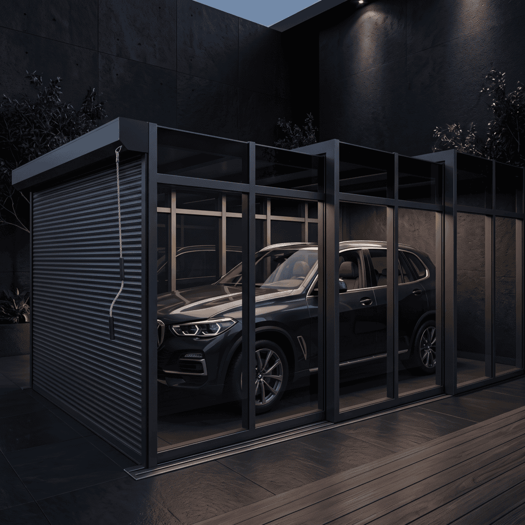 Retractable Foldable Polycarbonate Carports