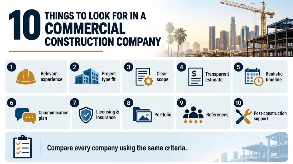 How to Choose a Commercial Construction Company in Los Angeles