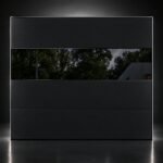 Struxa Flush Glass Steel Garage Door