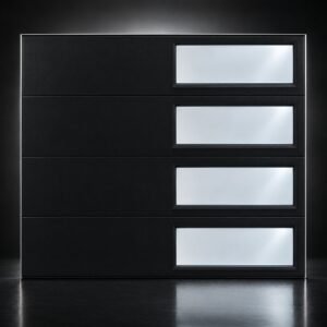 Struxa Modern Steel Garage Door