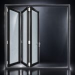 Struxa Panoramic Vinyl Bifold Door with Blinds