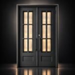 Struxa Wrought Iron Double Entry Door