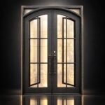 Struxa Wrought Iron Double Entry Door